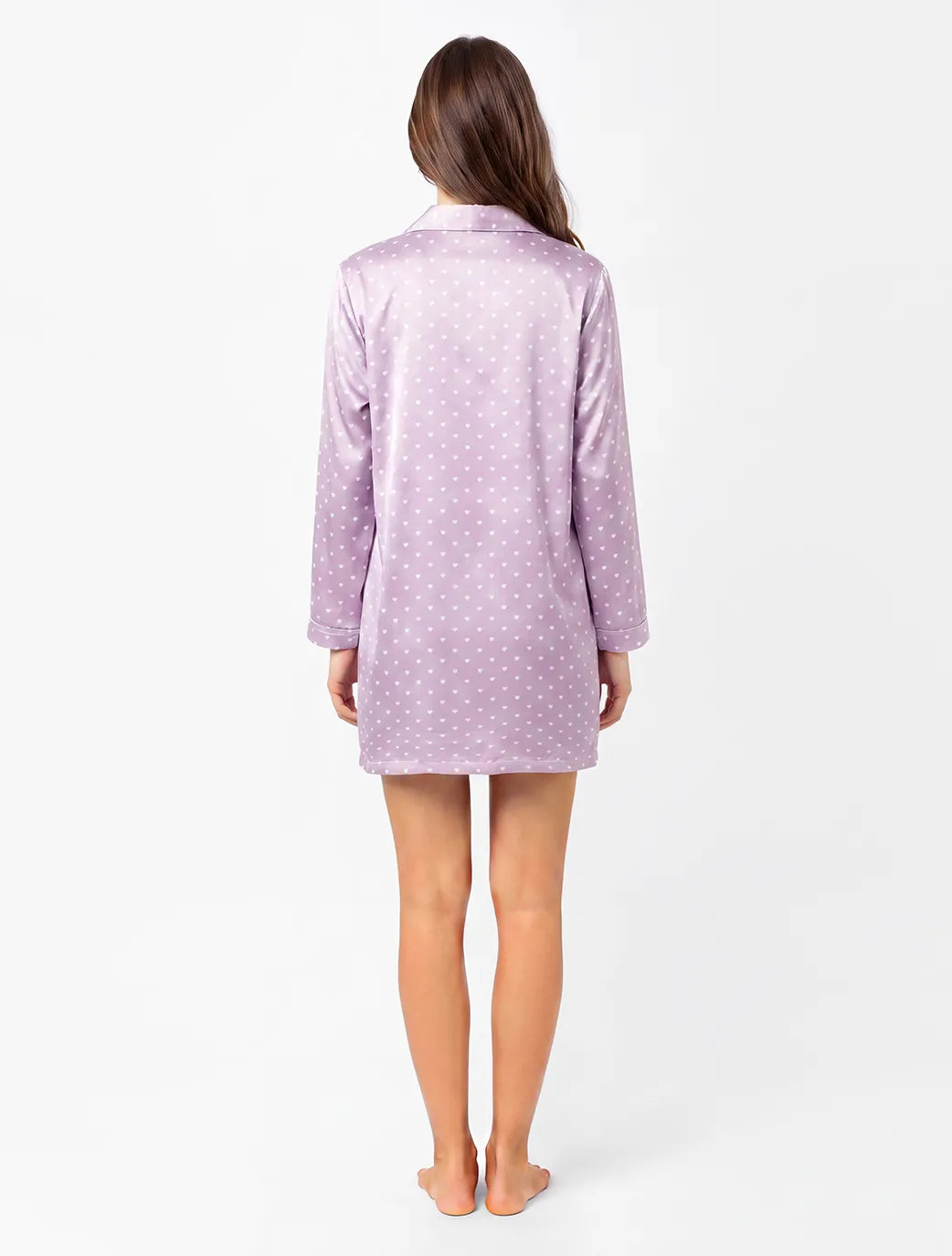 Marie France Pink Women Kanna Chemise Dress SKU: PYKANNACHEMISEDRESS_Pink Image 04