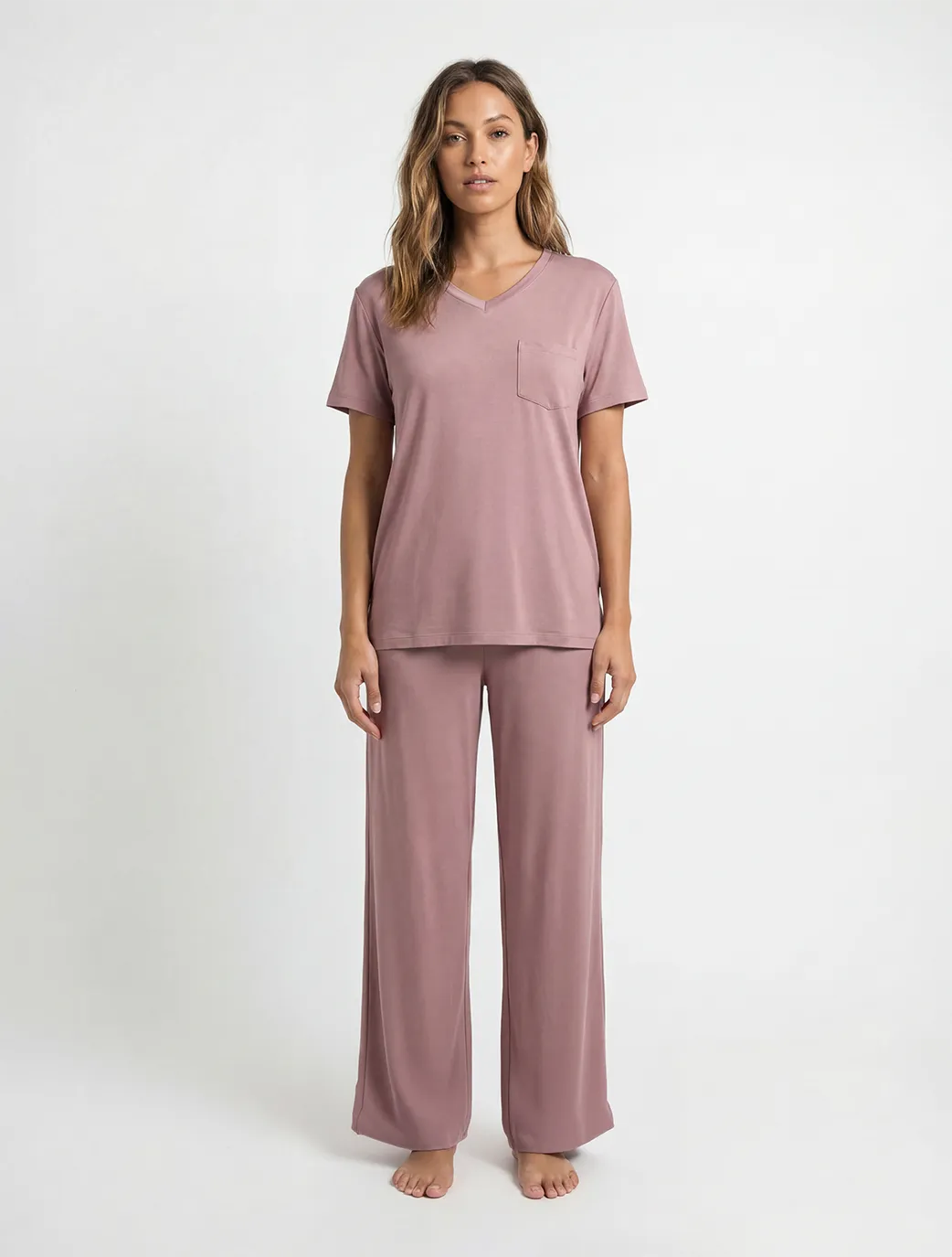 Marie France Blush Women Karina Pant SKU: PYKARINAPANT_Blush Image 01