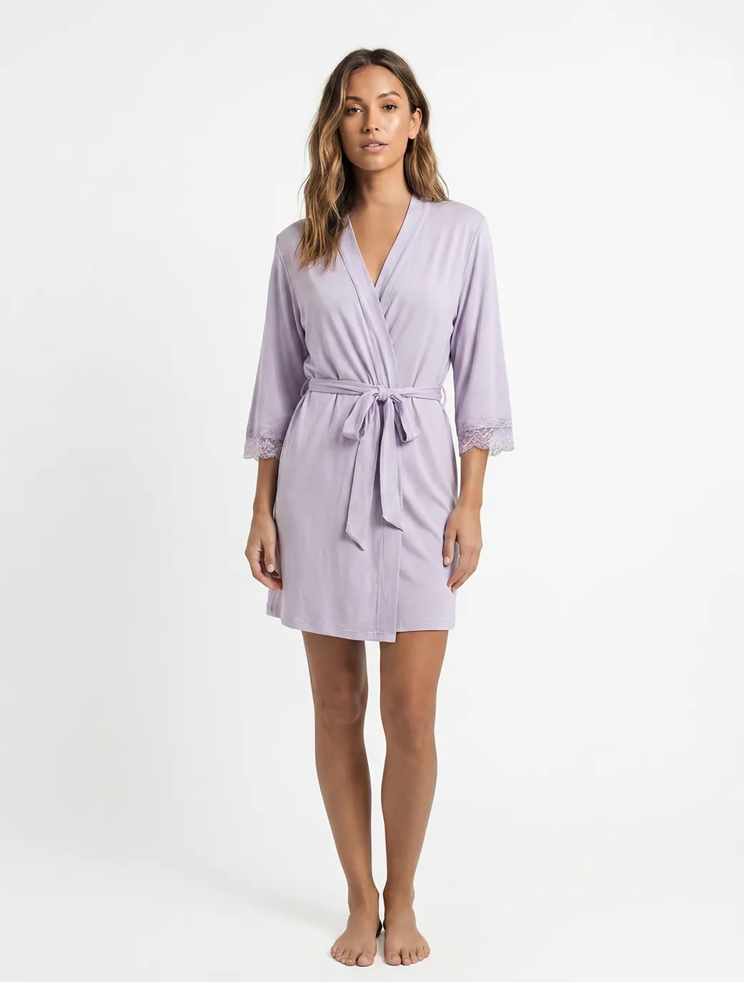 Marie France Grey Women Karley Robe SKU: PYKARLEYROBE_Grey Image 03
