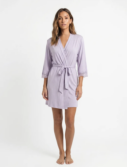 Marie France Grey Women Karley Robe SKU: PYKARLEYROBE_Grey Image 03
