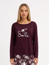 Marie France Burgundy Women Kaylyn Top SKU: PYKAYLYNTOP_BURGUNDY Image 01