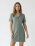 Marie France Green Women Kennedi Chemise Dress SKU: PYKENNEDICHEMISEDRES_Green Image 01