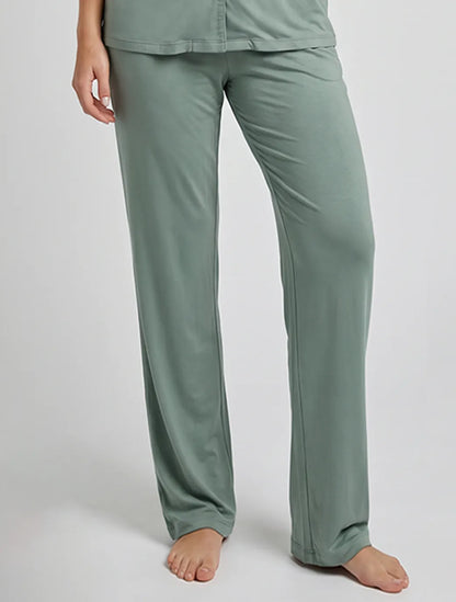 Marie France Green Women Kennedi Pant SKU: PYKENNEDIPANT_Green Image 02
