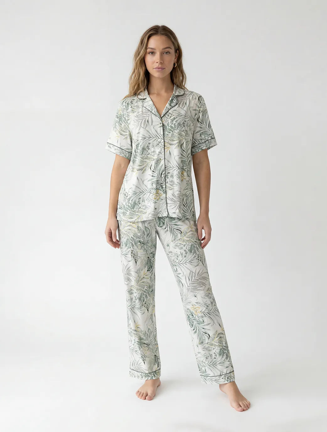 Marie France Multicolor Women Kennedi Straight-Leg High-Rise Pajama Pants SKU: PYKENNEDIPANT_Multicolor Image 01