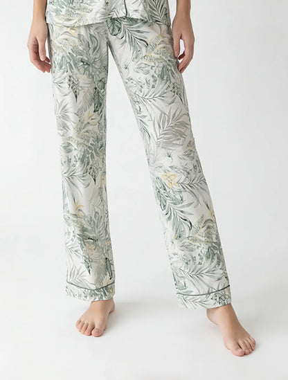Marie France Multicolor Women Kennedi Straight-Leg High-Rise Pajama Pants SKU: PYKENNEDIPANT_Multicolor Image 02