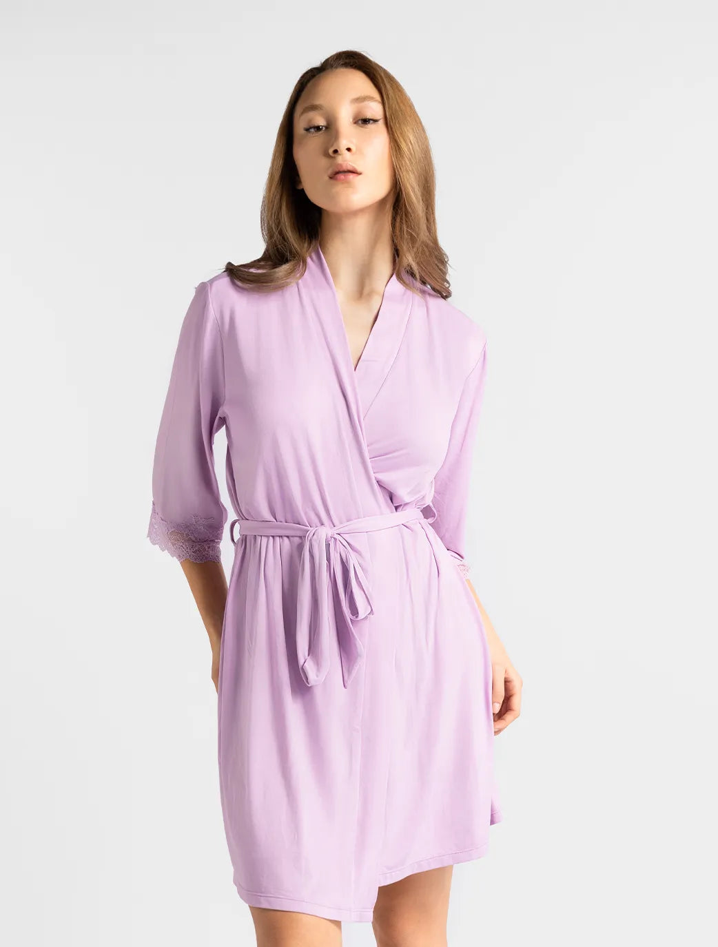 Marie France Lilyano Robe_Pink Women Lilyano Robe SKU: PYLILYANOROBE_Pink Image 01