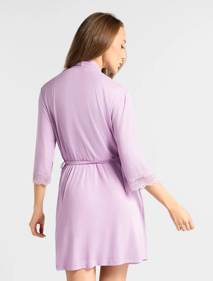 Marie France Lilyano Robe_Pink Women Lilyano Robe SKU: PYLILYANOROBE_Pink Image 02