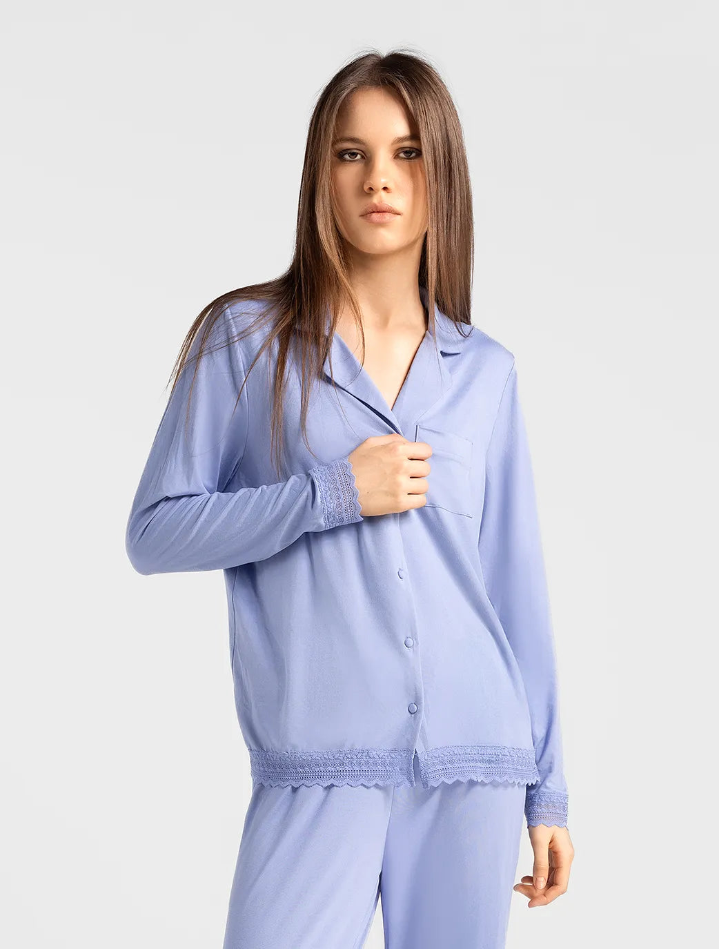 Marie France_Blue_Losanna  Chemise_PYLOSANNACHEMISE_Blue_01