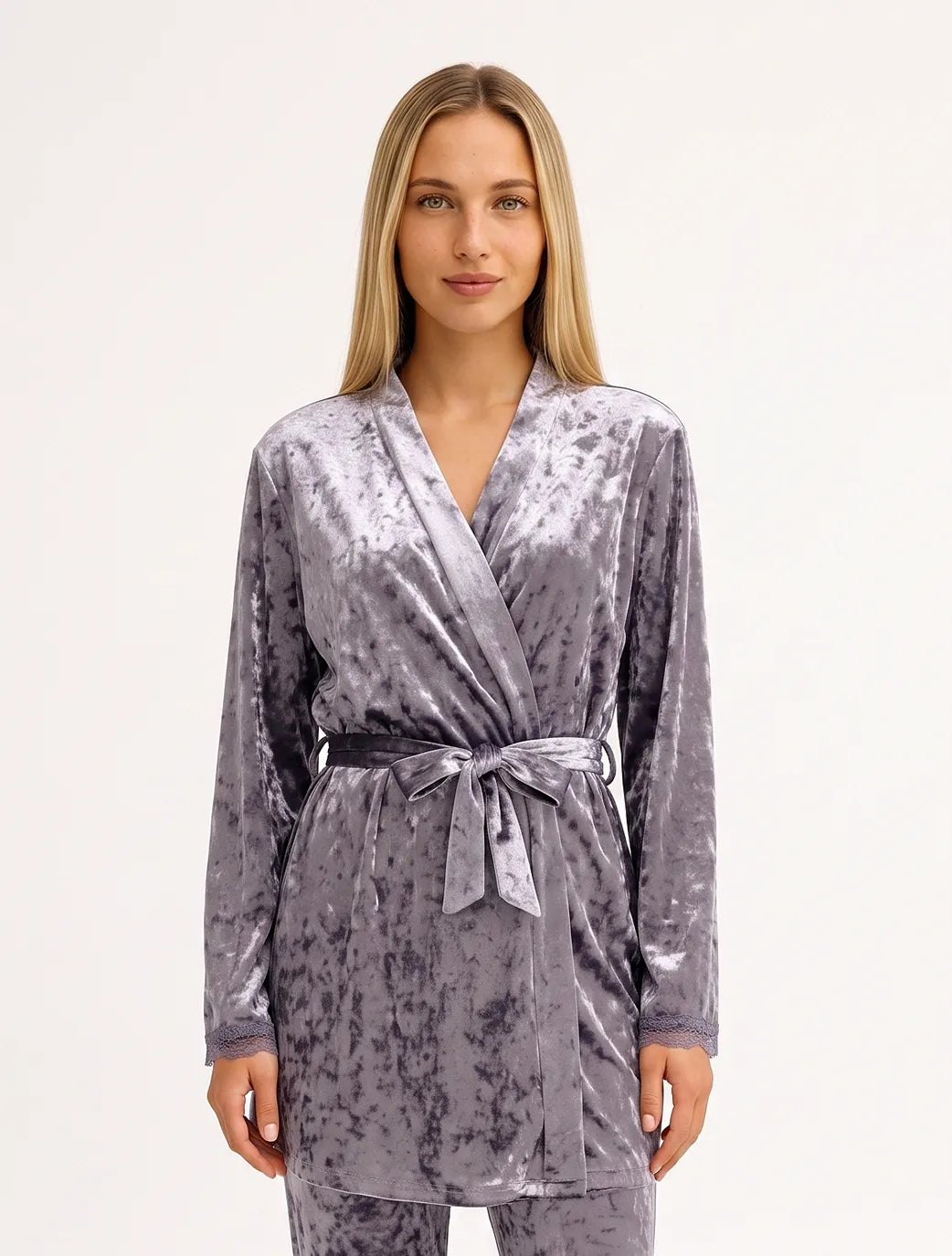 Marie France Lilac Women Lunelle Robe SKU: PYLUNELLEROBE_LILAC Image 01