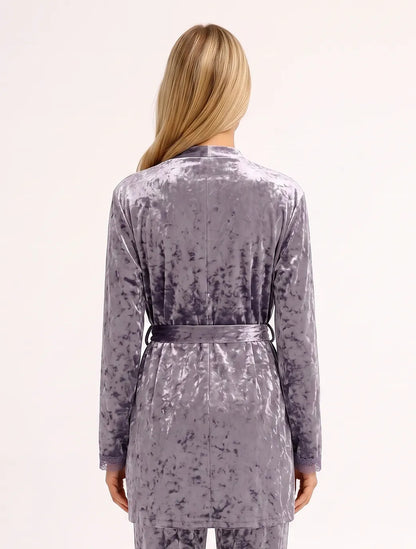 Marie France Lilac Women Lunelle Robe SKU: PYLUNELLEROBE_LILAC Image 02