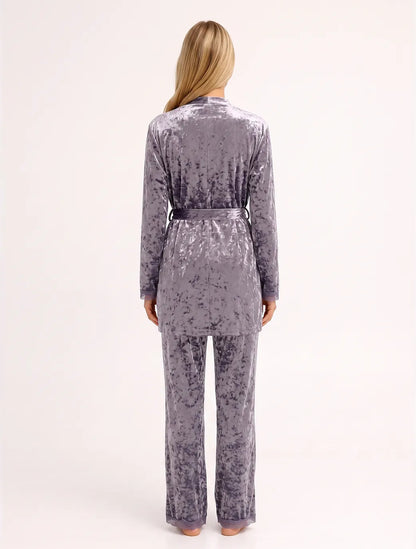Marie France Lilac Women Lunelle Robe SKU: PYLUNELLEROBE_LILAC Image 04