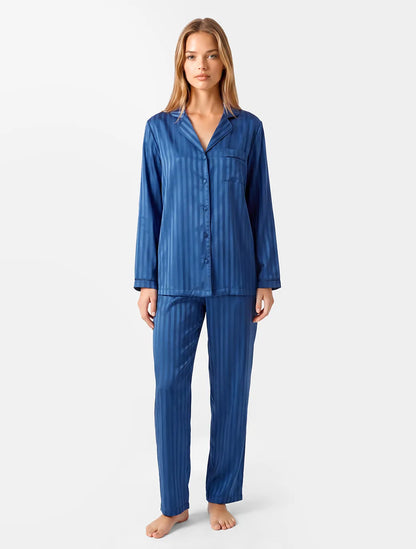 Marie France Navy Women Lyna Pant SKU: PYLYNAPANT_Navy Image 01