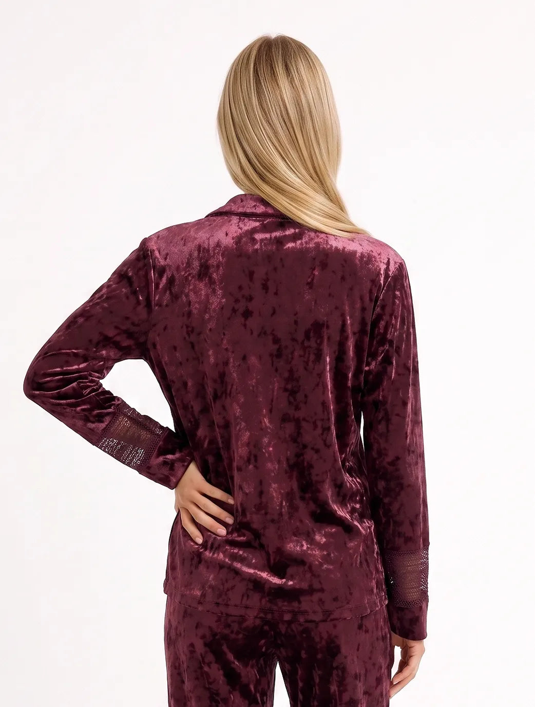 Marie France Bordeau Women Marenel Chemise SKU: PYMARENELCHEMISE_Bordeau Image 02