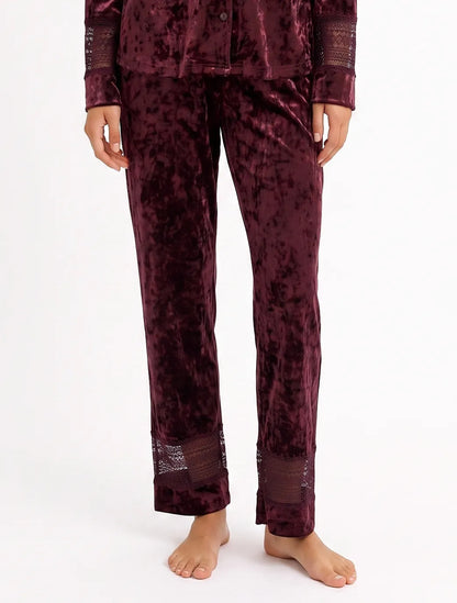 Marie France Bordeau Women Marenel Pant SKU: PYMARENELPANT_Bordeau Image 03