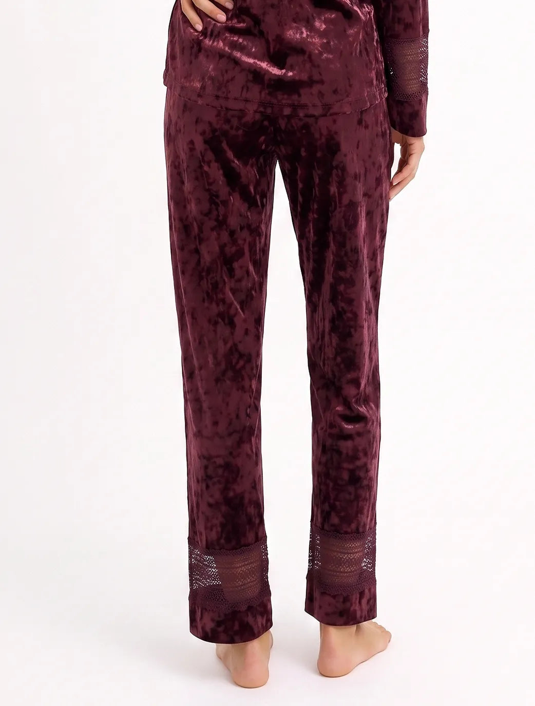 Marie France Bordeau Women Marenel Pant SKU: PYMARENELPANT_Bordeau Image 04