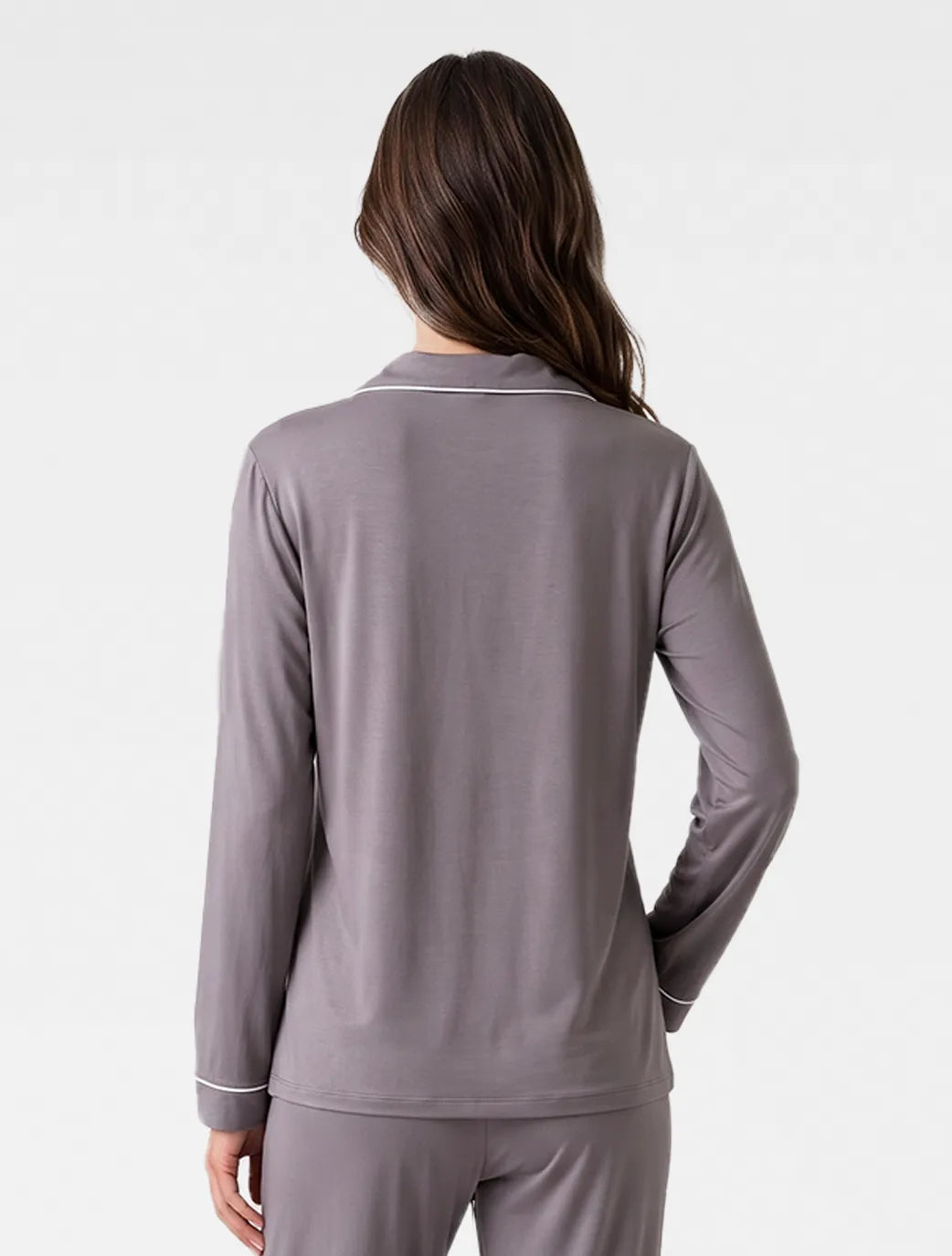 Marie France Grey Women Maysa Chemise SKU: PYMAYSACHEMISE_GREY Image 02