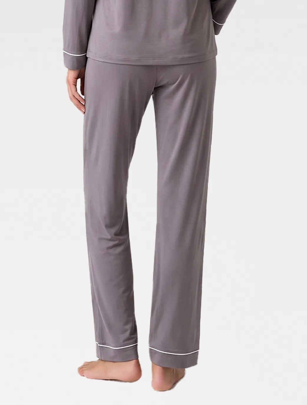 Marie France Grey Women Maysa Pant SKU: PYMAYSAPANT_GREY Image 04