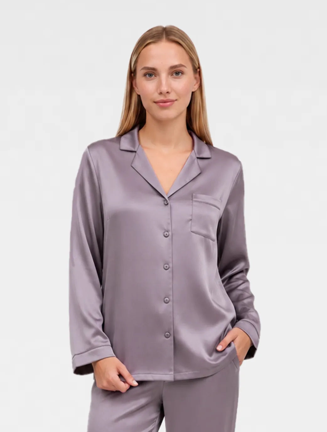 Marie France Purple Women Melorin Chemise SKU: PYMELORINCHEMISE_Purple Image 01