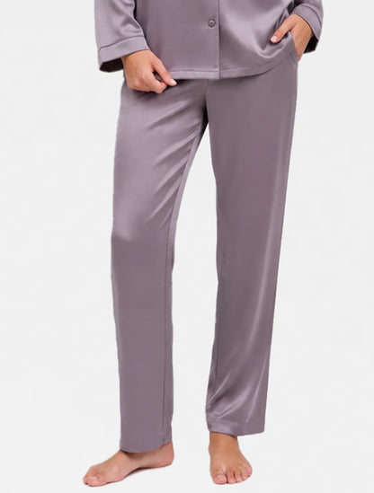 Marie France Purple Women Melorin Pant SKU: PYMELORINPANT_Purple Image 03