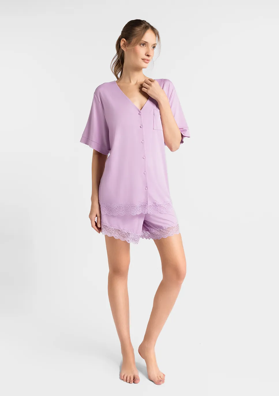Marie France Milyana Short_Pink Women Milyana Short SKU: PYMILYANASHORT_Pink Image 01