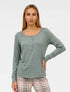 Marie France Light Green Women Myric Top SKU: PYMYRICTOP_Light Green Image 01