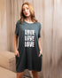 Marie France Nalta Big T-Shirt_Kaki Women Nalta Big T-Shirt SKU: PYNALTABIGTSHIRT_Kaki Image 05