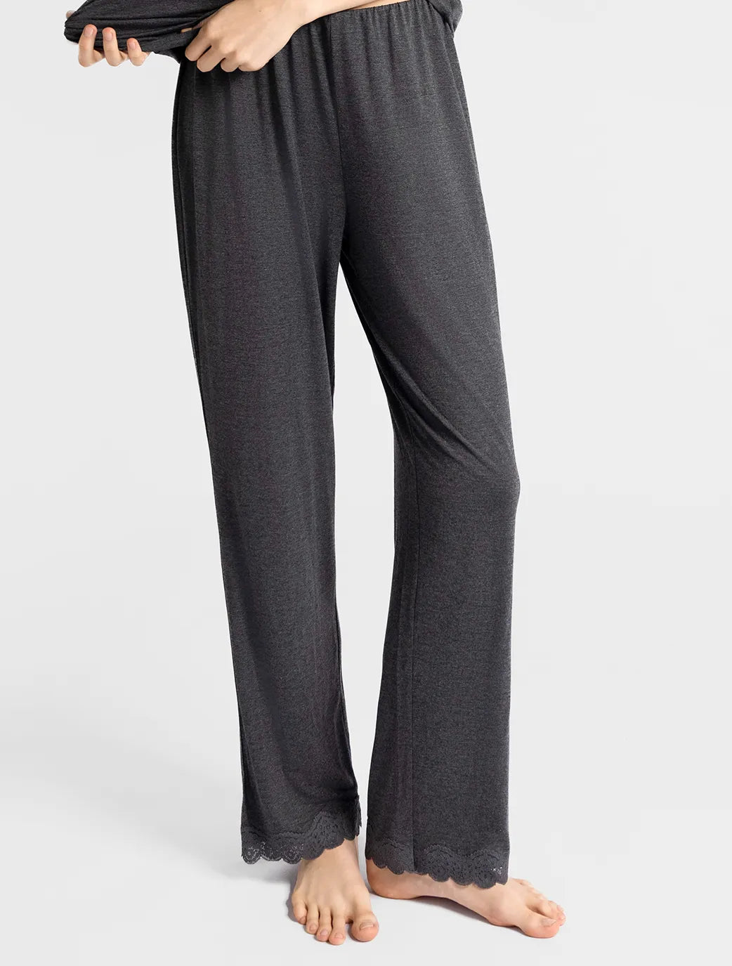 Marie France Navo Pant_Grey Women Navo Pant SKU: PYNAVOPANT_Grey Image 03