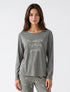 Marie France Grey Women Nerina Top SKU: PYNERINATOP_Grey Image 01