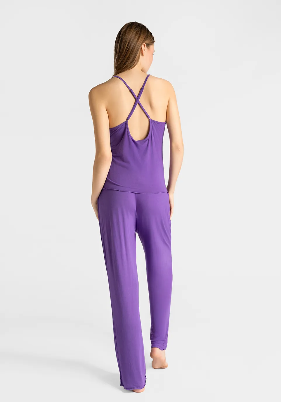 Marie France Nino Pant_Purple Women Nino Pant SKU: PYNINOPANT_Purple Image 02