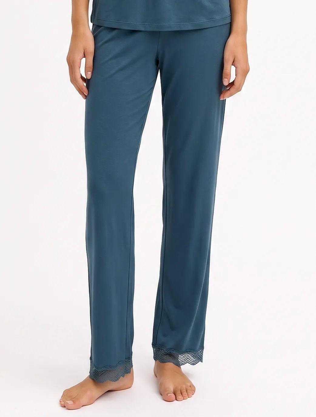 Marie France Blue Green Women Palora Pant SKU: PYPALORAPANT_BLUE GREEN Image 03