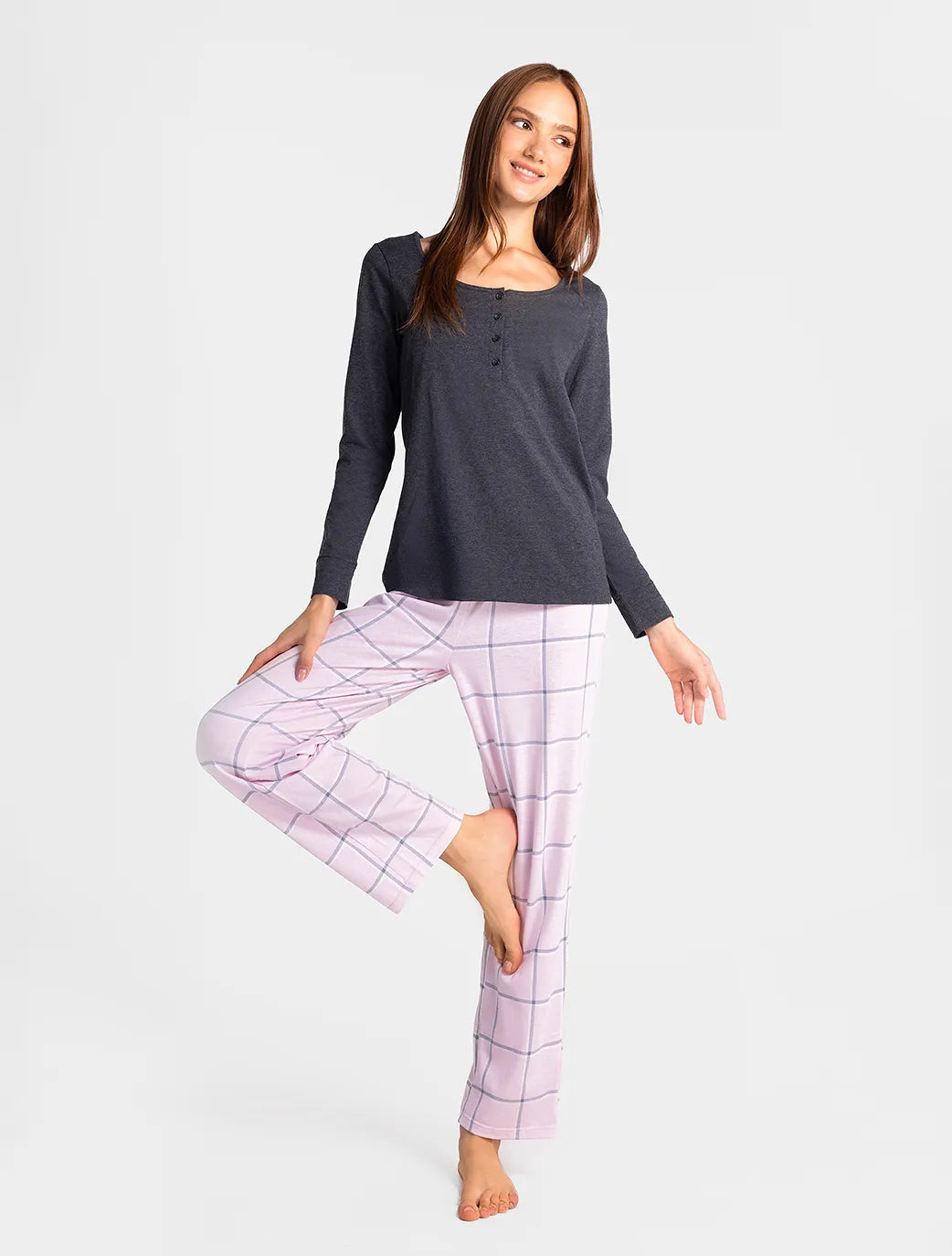 Marie France_Dark Grey Melange_Panina Top_PYPANINATOP_Dark Grey Melange_01