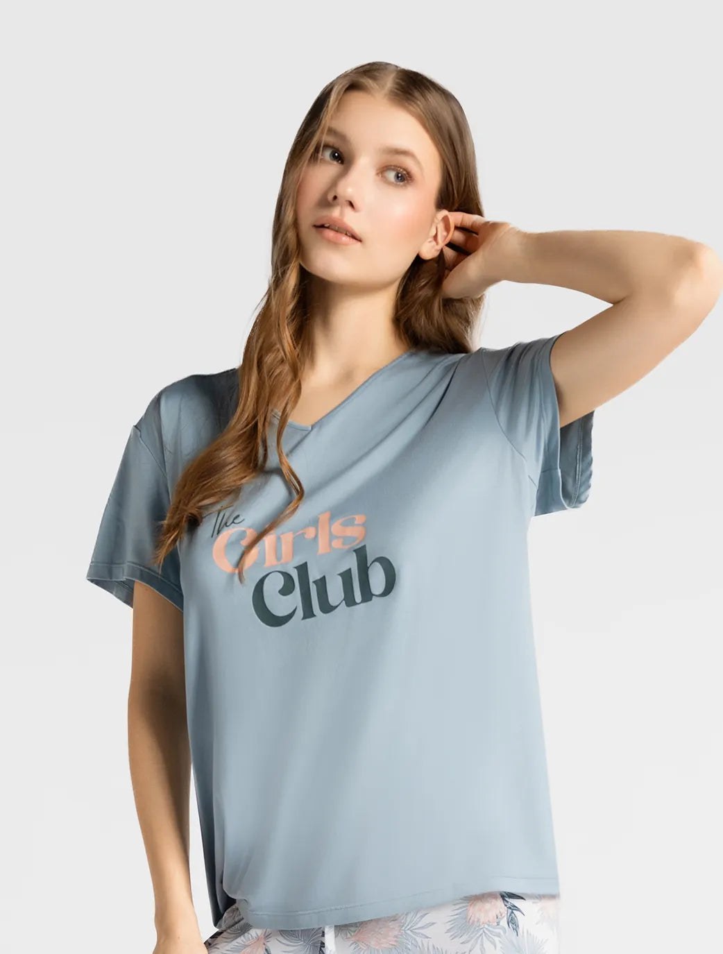 Marie France Light Green Women Ravelle T-Shirt SKU: PYRAVELLET-Shirt_Light Green Image 01