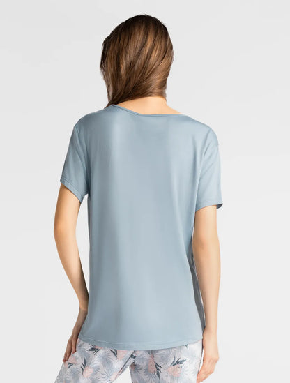 Marie France Light Green Women Ravelle T-Shirt SKU: PYRAVELLET-Shirt_Light Green Image 02