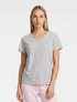 Marie France Grey Melange Women Ruba T-Shirt SKU: PYRUBATSHIRT_GREY MELANGE Image 01