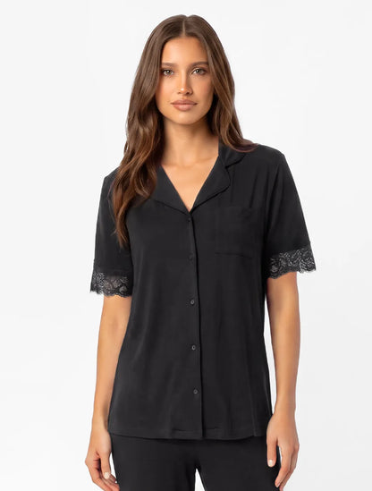 Marie France Black Women Sayla Chemise SKU: PYSAYLACHEMISE_BLACK Image 01