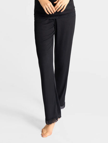 Marie France Black Women Sera Pant SKU: PYSERAPANT_Black Image 03