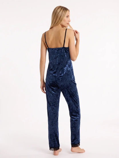 Marie France Navy Women Serelle Pant SKU: PYSERELLEPANT_NAVY Image 02