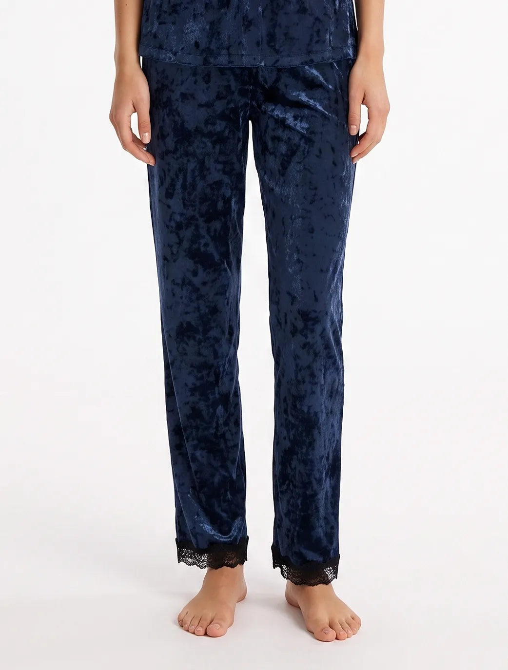 Marie France Navy Women Serelle Pant SKU: PYSERELLEPANT_NAVY Image 03