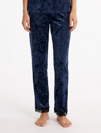 Marie France Navy Women Serelle Pant SKU: PYSERELLEPANT_NAVY Image 03