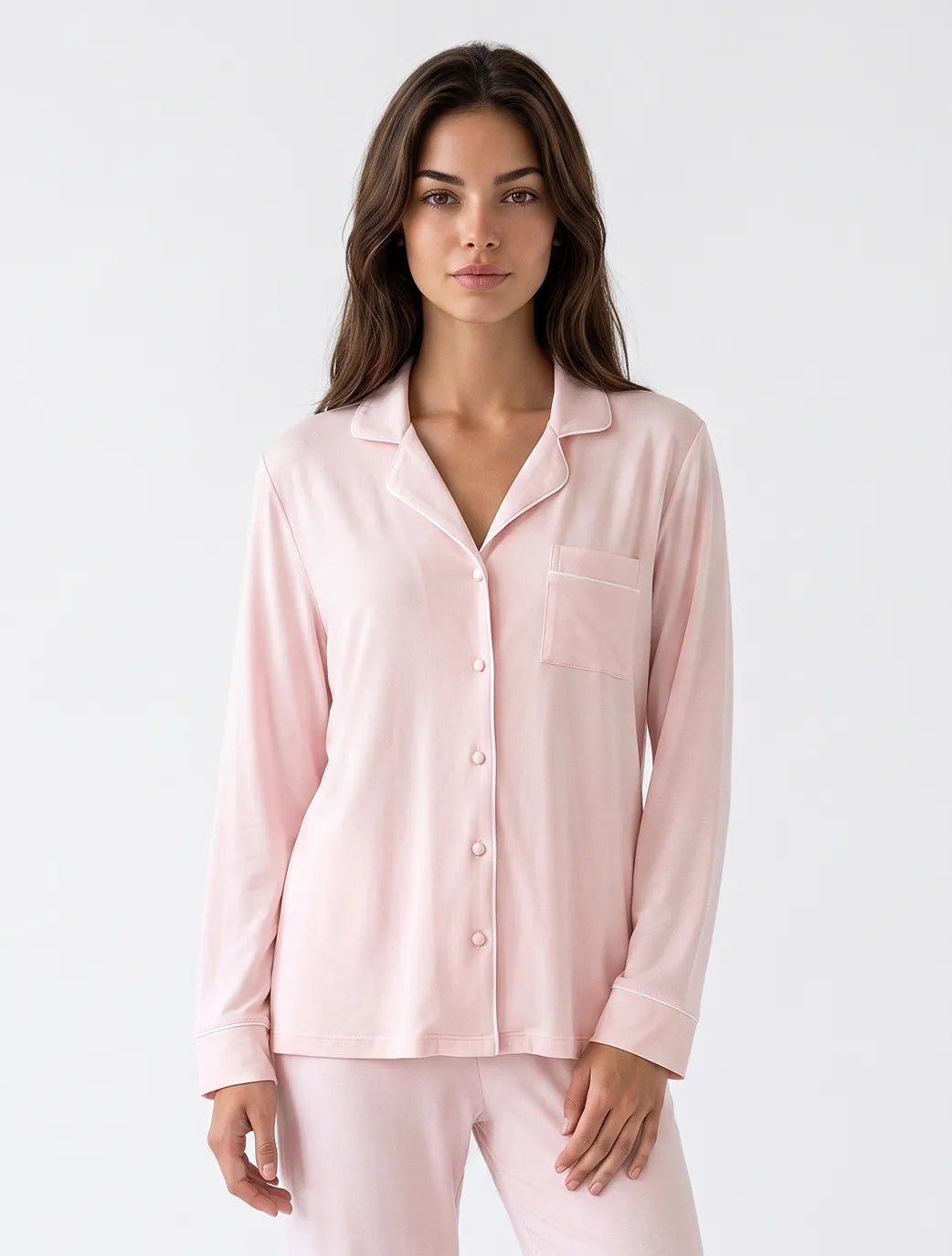 Marie France Pink Women Sira Chemise SKU: PYSIRACHEMISE_PINK Image 01