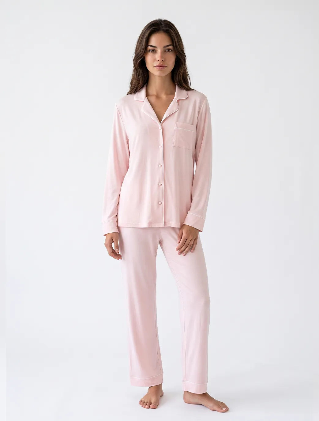 Marie France Pink Women Sira Chemise SKU: PYSIRACHEMISE_PINK Image 03