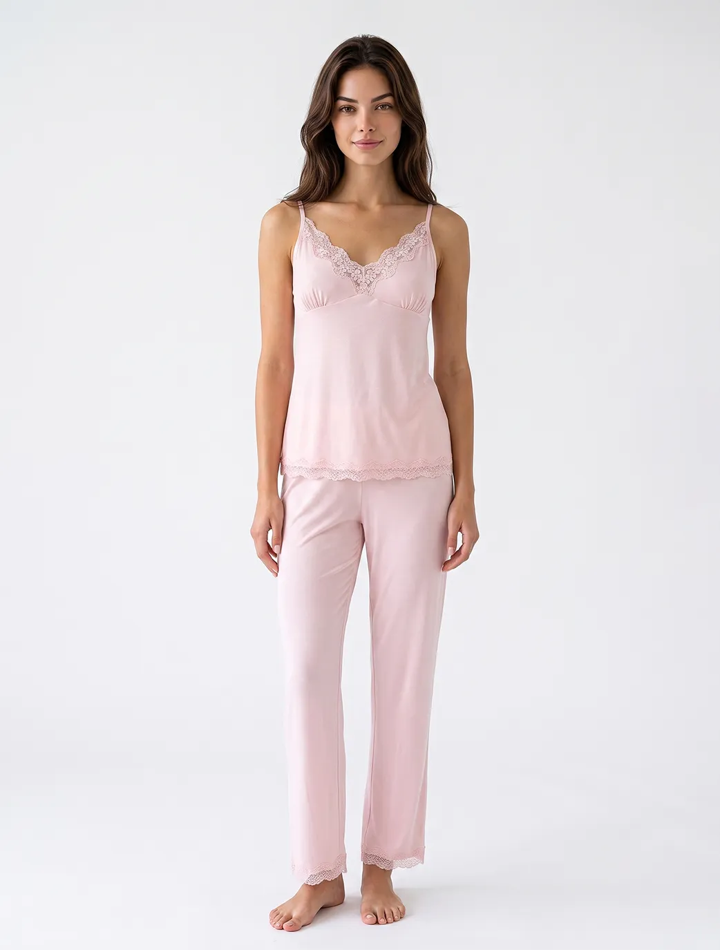 Marie France Pink Women Sirena Pant SKU: PYSIRENAPANT_PINK Image 01