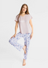 Marie France Multicolor Women Solea Floral Moon Print Pajama Pants SKU: PYSOLEAPANT_Multicolor Image 01