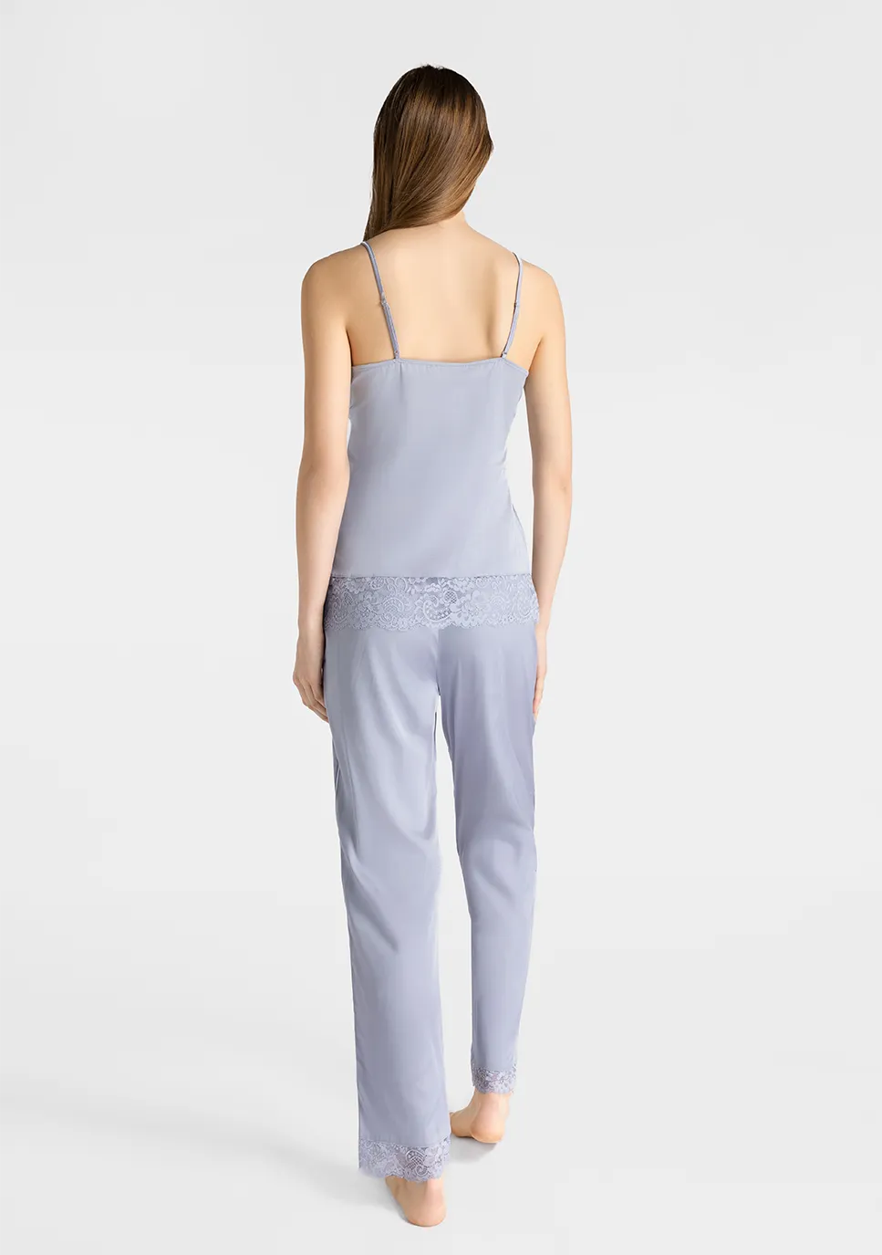Marie France Dark Grey Women Solla Pant SKU: PYSOLLAPANT_Dark Grey Image 02