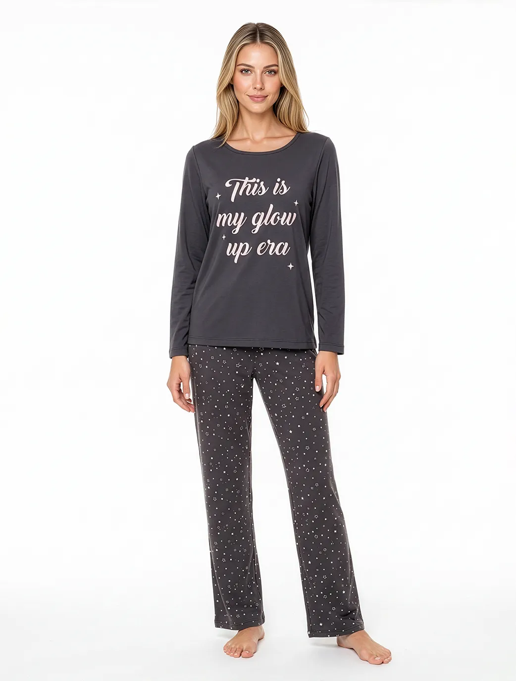Marie France Dark Grey Women Sorala Top SKU: PYSORALATOP_DARK GREY Image 03