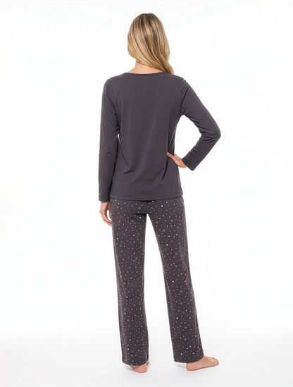 Marie France Dark Grey Women Sorala Top SKU: PYSORALATOP_DARK GREY Image 04