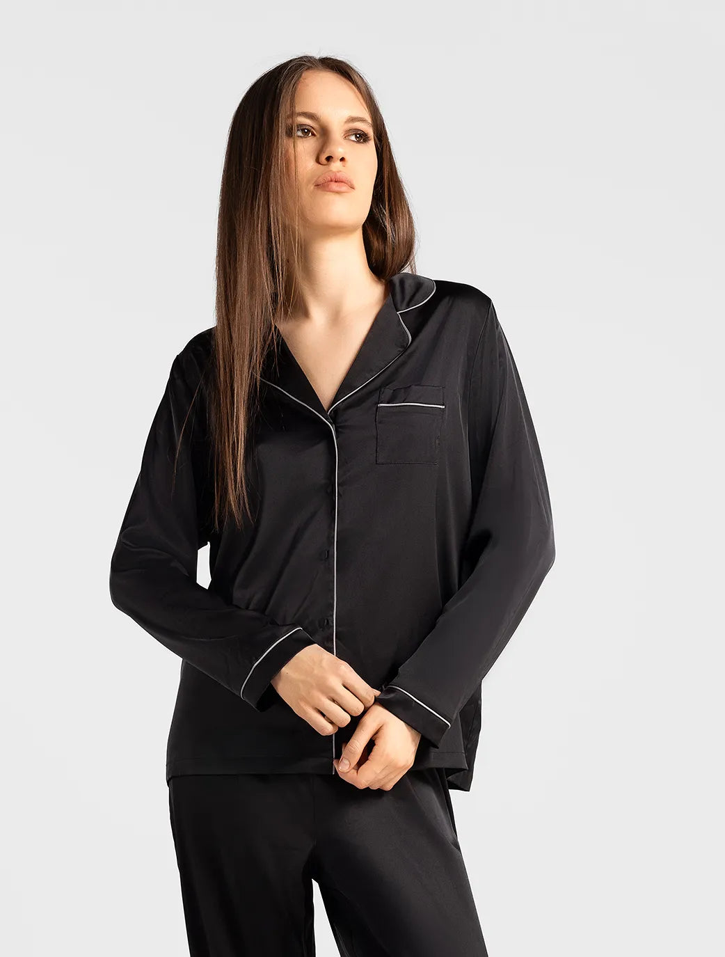 Marie France_Black_Strampa Chemise_PYSTRAMPACHEMISE_Black_01