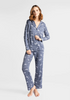 Marie France Multicolor Women Twily Butterfly Print Pajama Set SKU: PYTWILYSETOFFER_Multicolor Image 01