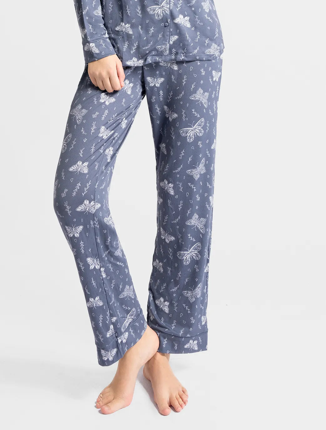 Marie France Multicolor Women Twily Butterfly Print Pajama Set SKU: PYTWILYSETOFFER_Multicolor Image 06