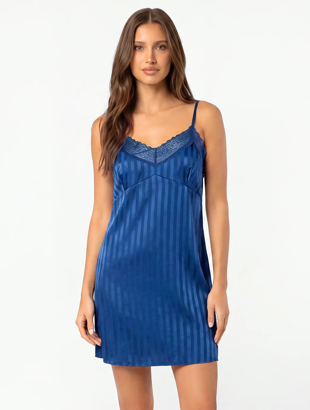 Marie France Navy Women Valla Dress SKU: PYVALLADRESS_NAVY Image 01